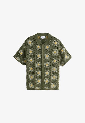 Next, Shirt - dark green