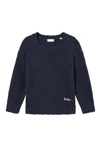 Les Deux ERROL ROUNDNECK - Stickad tröja - dark navy