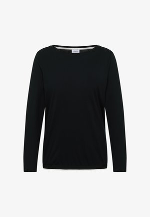 T-shirt à manches longues - schwarz