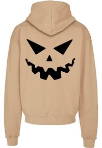 Merchcode HALLOWEEN - ARE YOU SCARED  - Mikina s kapucí - unionbeige