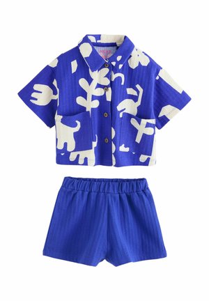 SHORT SLEVE SET - Blus - blue