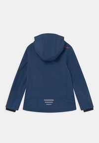 TROLLKIDS TROLLFJORD UNISEX - Soft shell jacket - mystic blue/orange
