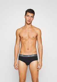 Nike Underwear BRIEF 3 PACK - Cuecas - black/gold-coloured/silver-coloured/rose gold-coloured