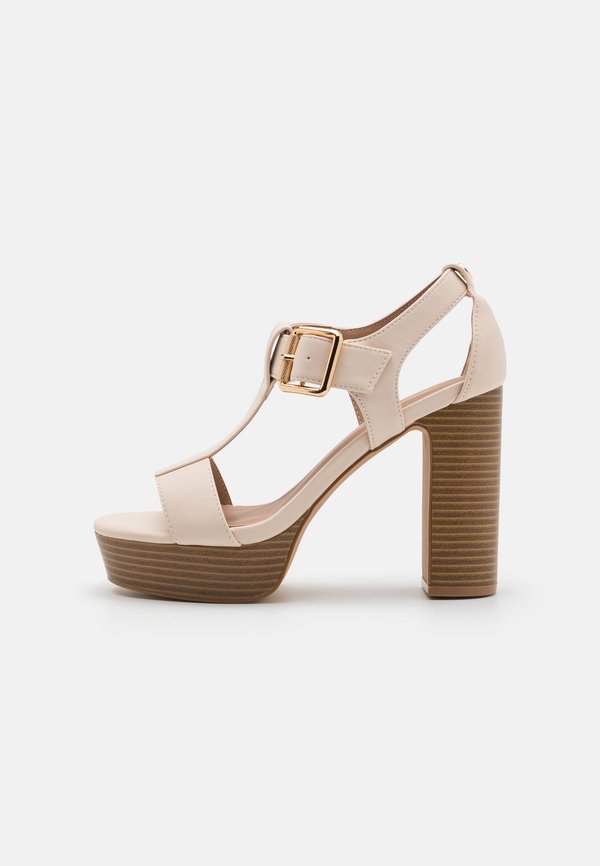 Plateausandalette - beige