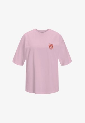 JJXX, JXMILLOW LOOSE TEE - T-Shirt print - parfait pink