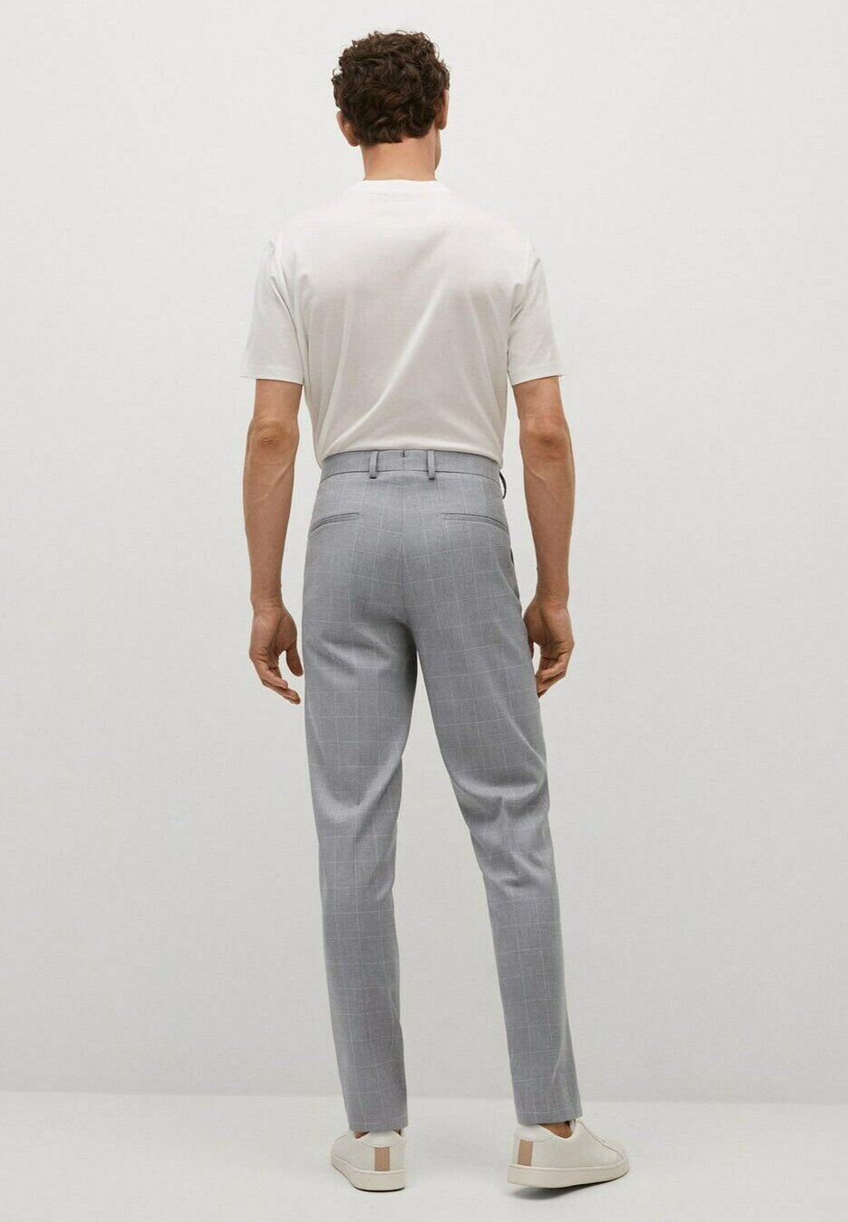 Uomo KARIERTE SUPER SLIM FIT - Pantaloni eleganti Uomo KARIERTE SUPER SLIM FIT - Pantaloni eleganti