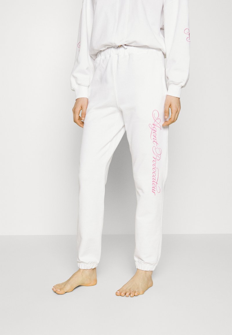 Damen Nachthemden | Agent Provocateur RAYLEY JOGGER Nachtwäsche Hose white/baby pink/weiß - ZC48152 Damen Nachthemden | Agent Provocateur RAYLEY JOGGER Nachtwäsche Hose white/baby pink/weiß - ZC48152