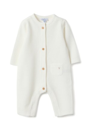 LONG-SLEEVED ONESIE WITH BUTTONS - Tuta jumpsuit - optical white