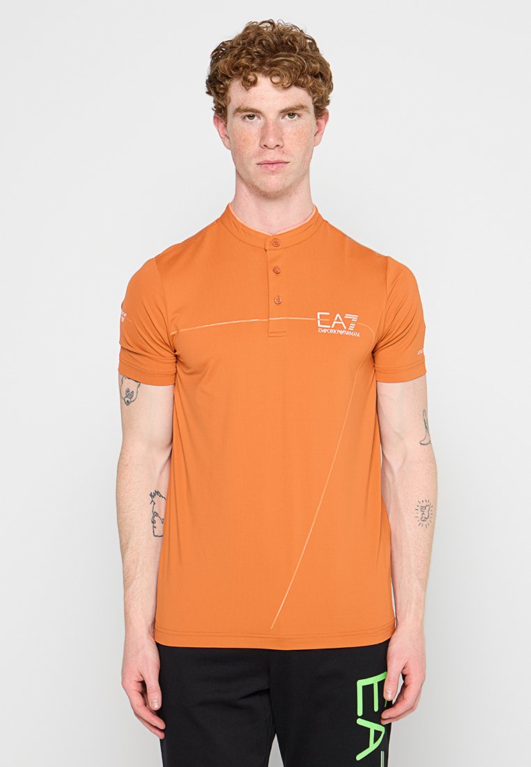 EA7 Emporio Armani T-shirt print oranje