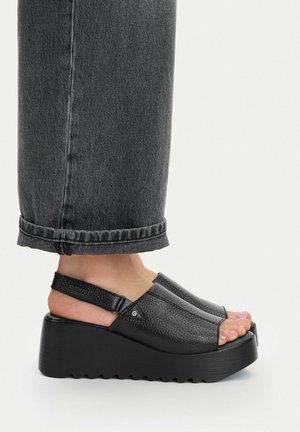 G-STAR, G STAR RAW WOMEN'S SANDALS BLACK - Plateausandalette - black