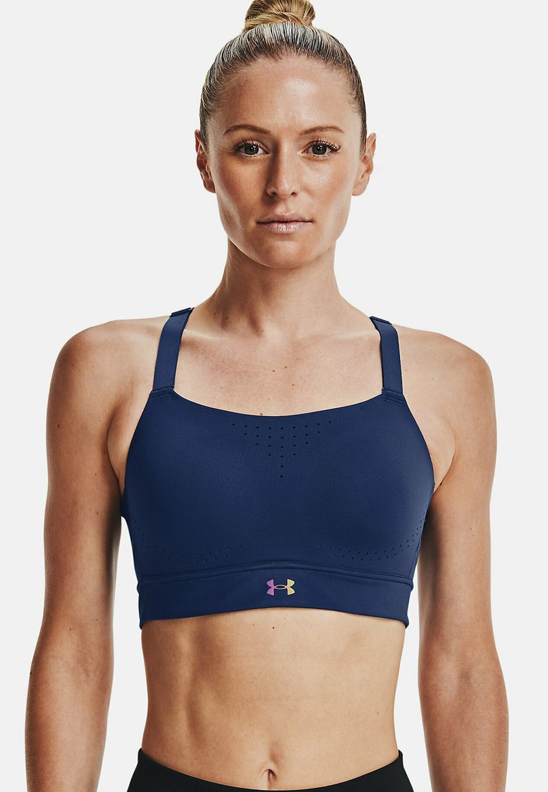 Under Armour RUSH HIGH High support sports bra dark blue Zalando.de