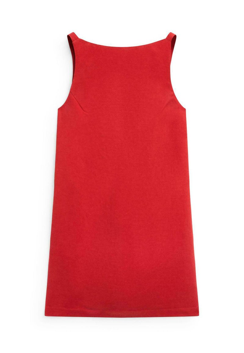 Massimo Dutti SHORT WITH LOW-CUT BACK - Hverdagskjole - red