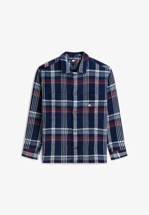 Tommy Jeans, Vapaa-ajan kauluspaita - dark night navy