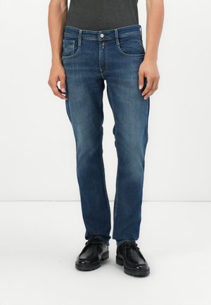 ANBASS - Jeans slim fit - dark blue