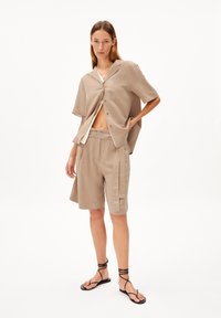 ARMEDANGELS MAAITE LINO - Overhemdblouse - cinnamon dust