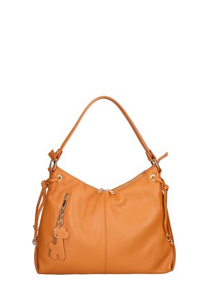 SHOULDER CONVERTIBLE INTO A - Shopper - cognac