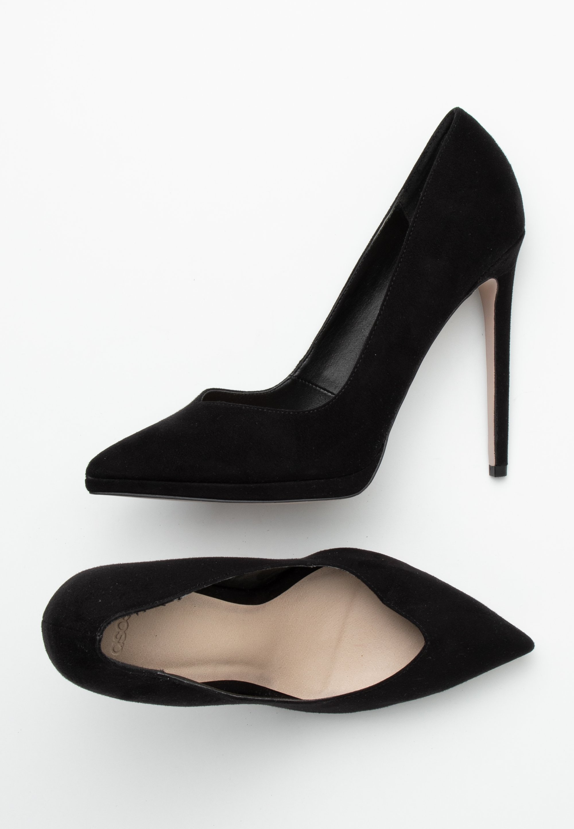 Asos Design Black Stiletto Court Heels Black Pumps Asos ASOS