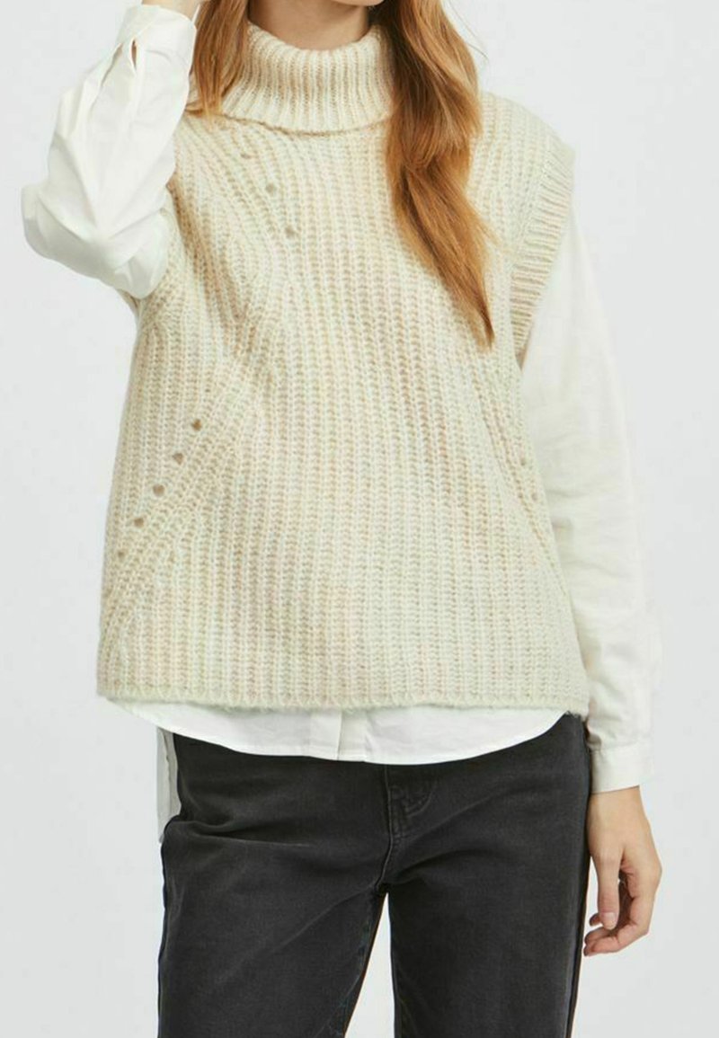 VILA Strickpullover - beige