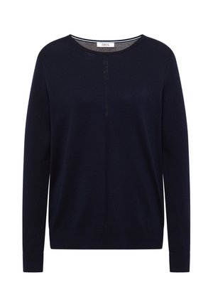 Cecil, BASIC PULLOVER MIT RUNDHALS IN UNIFARBE - Trui - urban dark blue