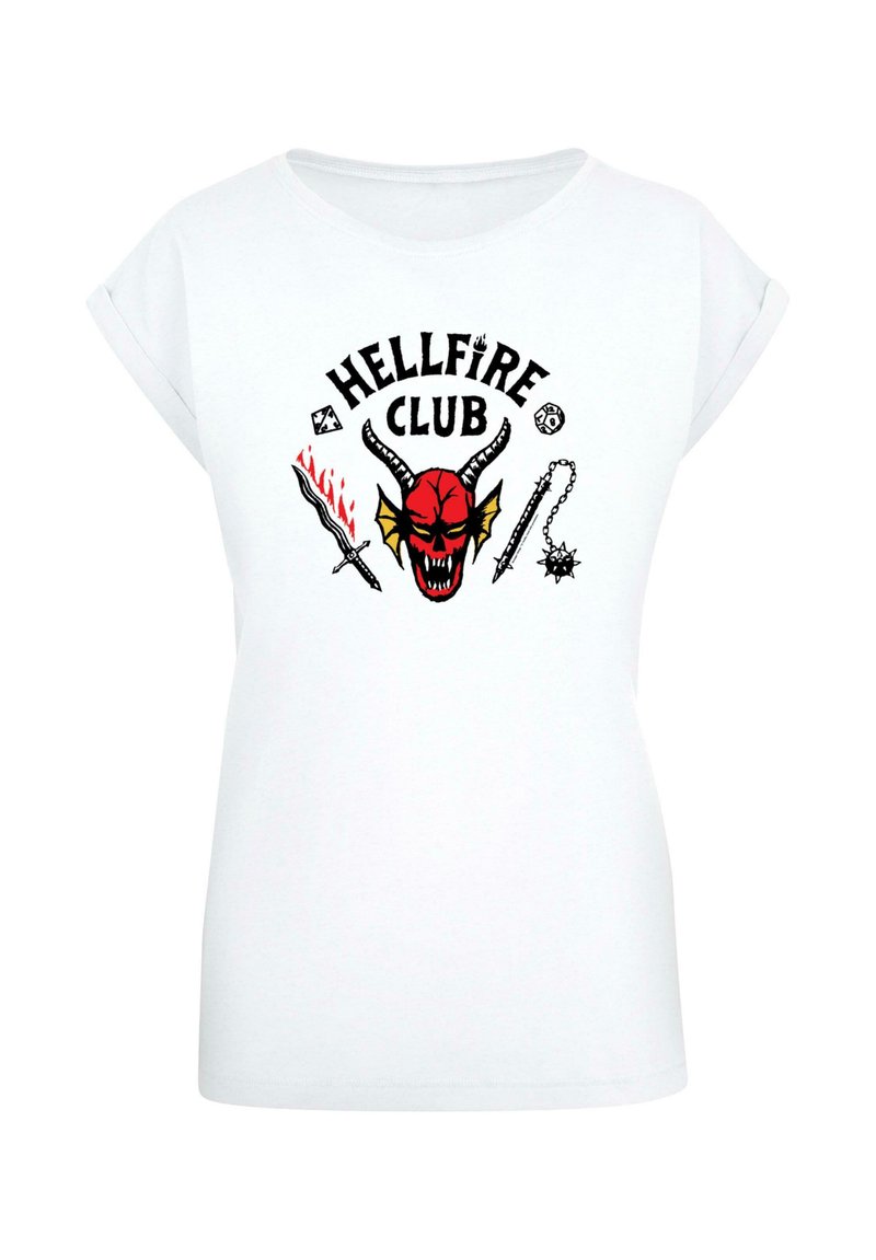 Maglietta Donna Stranger Things Hellfire Club | Ufficiale Con Tag Di Autenticità | Taglie Dalla S Alla XXL - 2