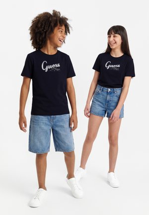 Guess, JUNIOR UNISEX - T-shirt print - smart blue