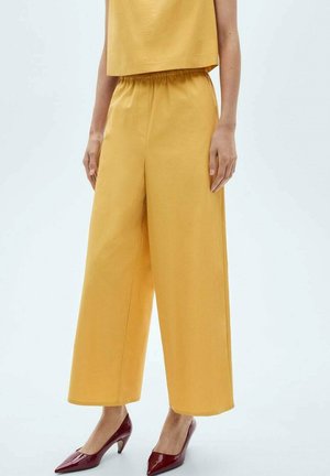 Trousers - mustard yellow