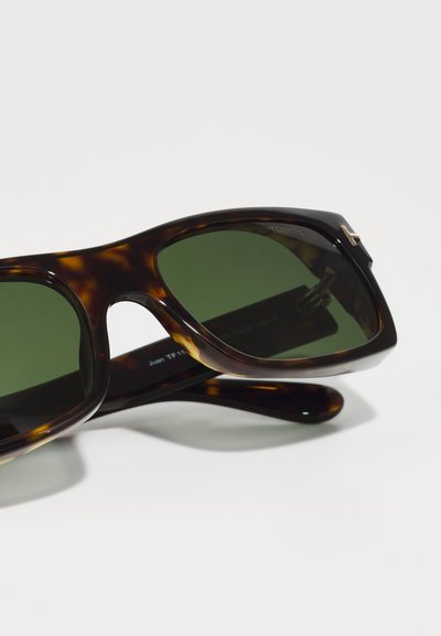 Tom Ford JUAN - Aurinkolasit - dark havana/green