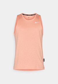 Atlasīts, apricot agate/reflective silver