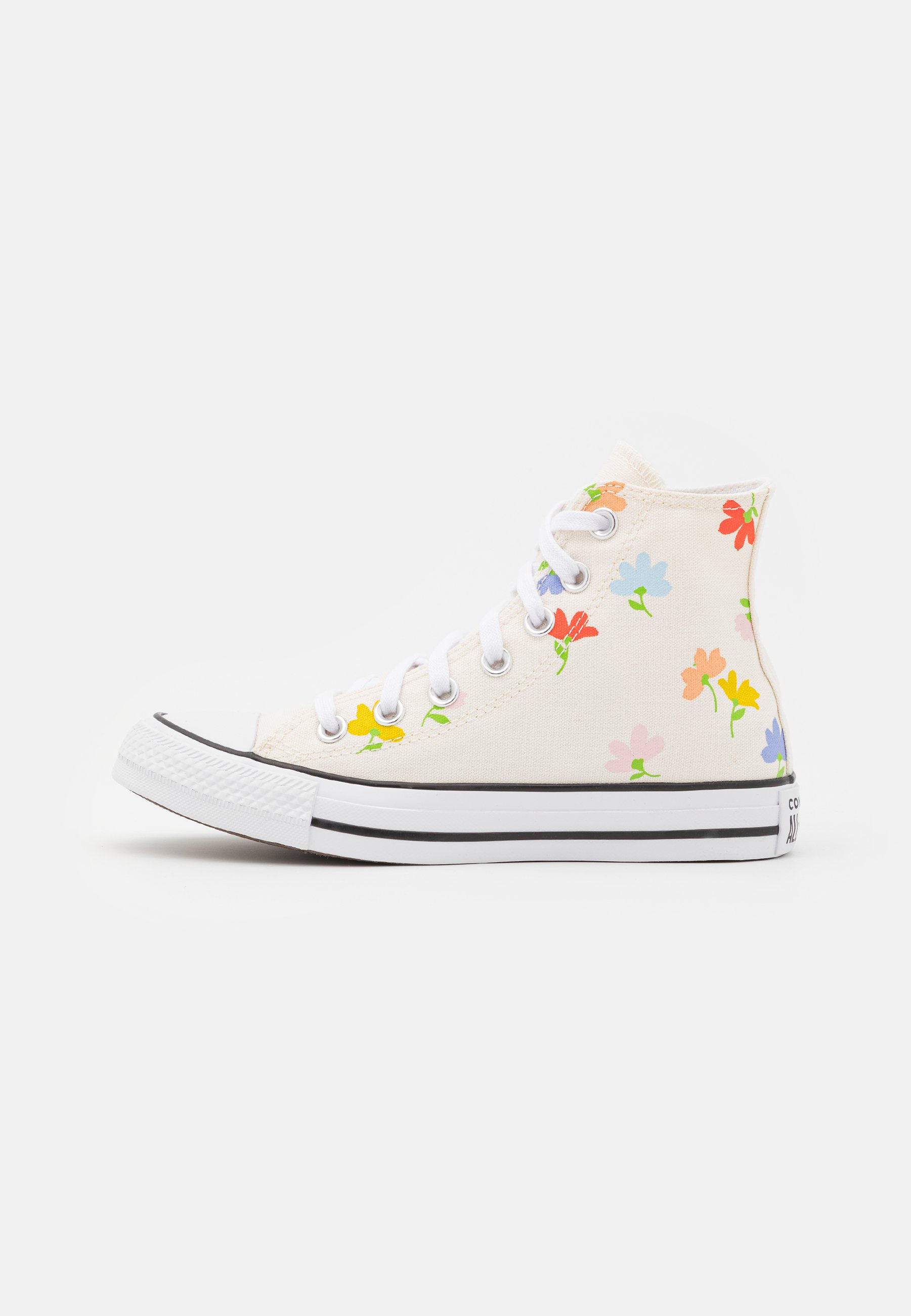 Converse Chuck Taylor All Star Garden Party Print Sneaker High Egret Black White Offwhite Zalando De 