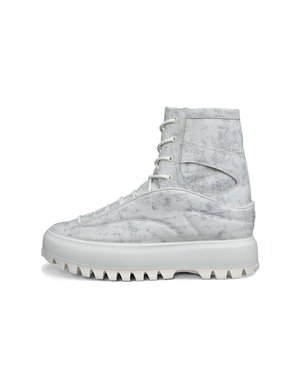 STREET ACE RAL7000 M - Snørestøvletter - white / silver