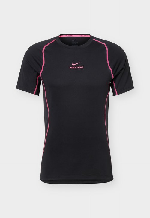 Nike M NP DF NPT SS TOP - Sports T-shirt - black/hyper pink — foto 5