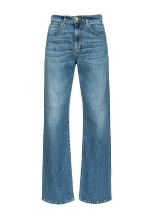 WANDA POCKETS - Flared Jeans - dark vintage wash