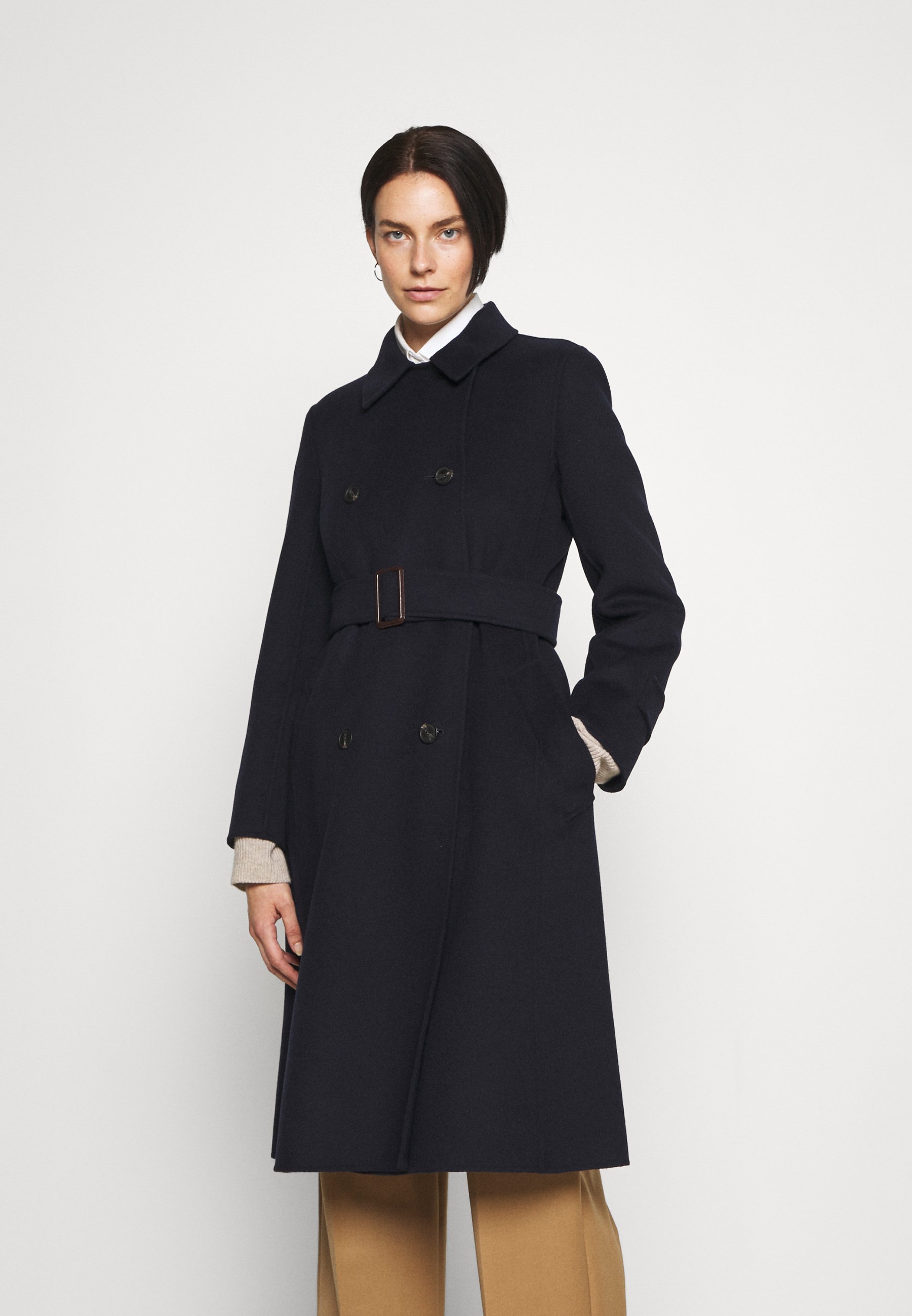 WEEKEND MaxMara STRUZZO - Mantel - midnight blue/donkerblauw - Zalando.nl