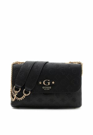 DITA CONVERTIBLE FLAP - Sac bandoulière - black logo