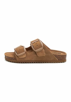 Refresh Sandalias planas - camel
