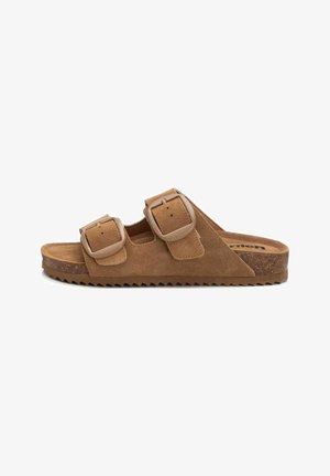 Refresh Sandalias planas - camel
