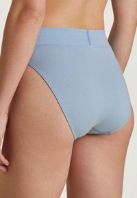 Calida MIT SOFTBUND IM DOPPELPACK HIGH WAIST - Slip - placid blue