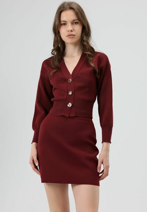 SOFT - Vest - burgundy