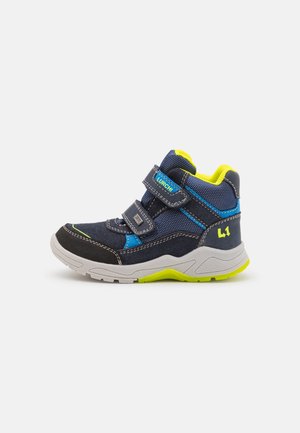 CROSS TEX - High-top trainers - navy/citron