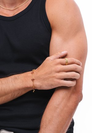 Common Lines ARABIAN EDITION ARIA BRACELET UNISEX - Armbånd - gold-coloured/red