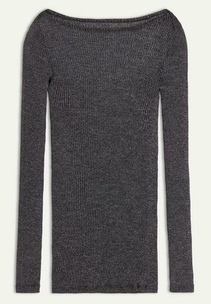 Stickad tröja - grey