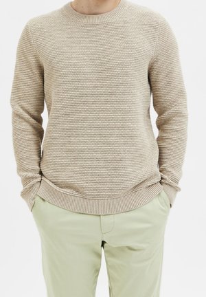 Strickpullover - beige