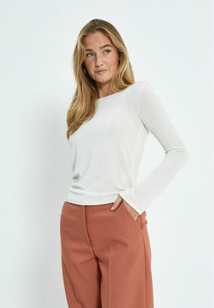 Desires BOB BOATNECK - Pikkade varrukatega topp - gardenia