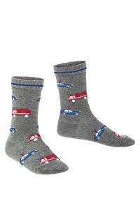 FALKE Police and Fire Cars - Socken - light grey