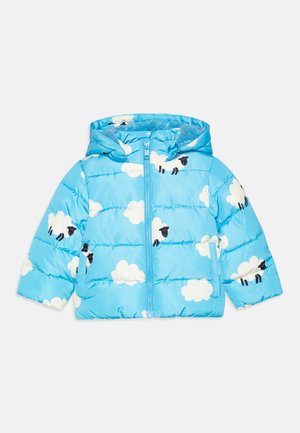 Stella McCartney Kids PUFFER - Winterjas - celeste cielo/multi-coloured