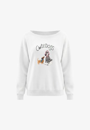 myMo, Sweatshirt - white