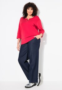 Ulla Popken Džíny Straight Fit - blue denim