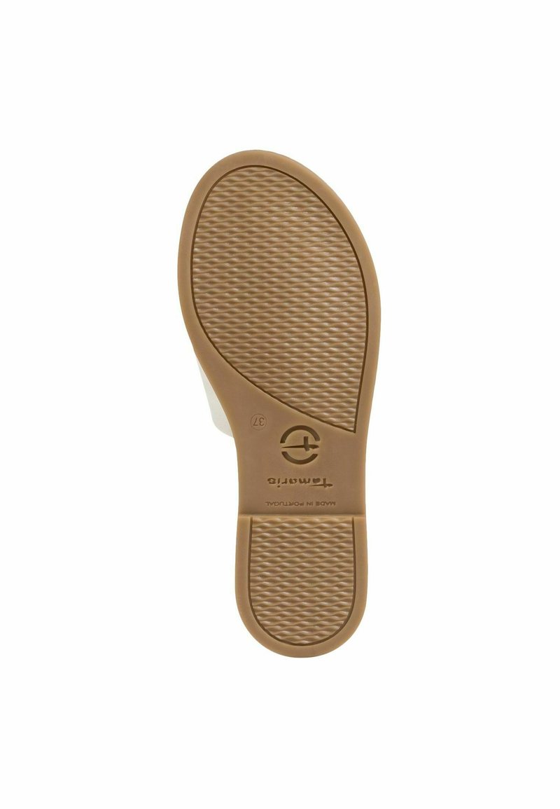 Damen Flache Pantoletten | Tamaris Pantolette flach white/weiß - OR91588 Damen Flache Pantoletten | Tamaris Pantolette flach white/weiß - OR91588