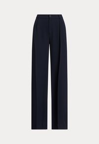 DOUBLE-FACED GEORGETTE WIDE-LEG PANT - Stoffhose - navy