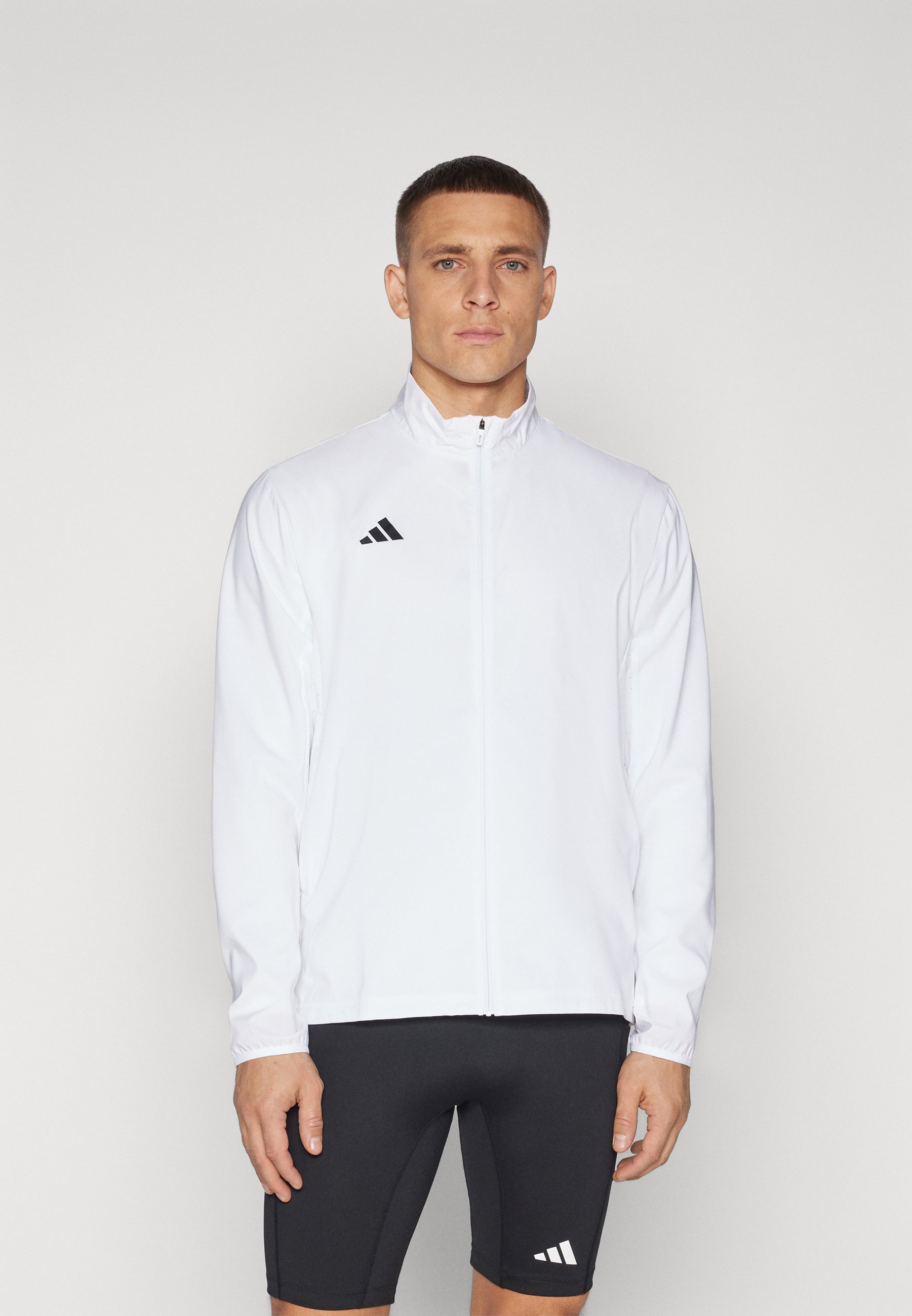 adidas Performance ADIZERO - Running jacket - white - Zalando